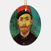 Portret van Milliet, The Lover door Vincent van Go Keramisch Ornament (Rechts)