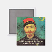 Portret van Milliet, The Lover door Vincent van Go Magneet (Voorkant / Achterkant)