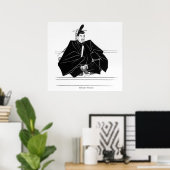 Portret van Minamoto Yoritomo Poster (Thuiskantoor)