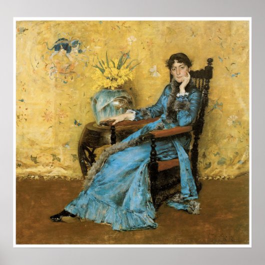 Portret van Miss Dora Wheeler, 1883 Poster (Voorkant)