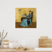 Portret van Miss Dora Wheeler, 1883 Poster (Keuken)