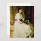 Portret van Miss Dorothy Dicksee Briefkaart (Voorkant / Achterkant)