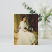 Portret van Miss Dorothy Dicksee Briefkaart (Staand voorkant)