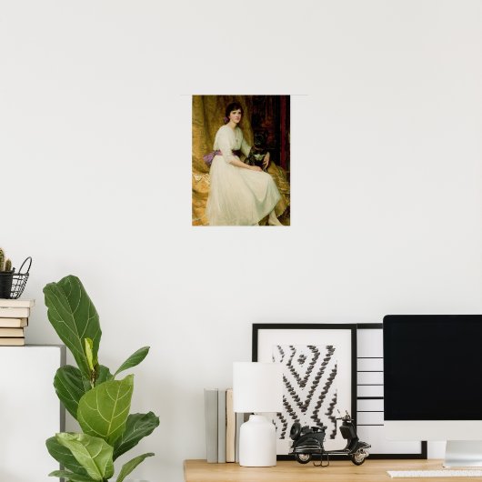 Portret van Miss Dorothy Dicksee Poster (Thuiskantoor)