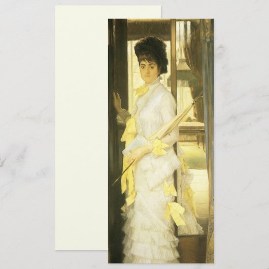 Portret van Miss Lloyd van Tissot,  portret (Voorkant / Achterkant)