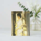 Portret van Miss Lloyd van Tissot,  portret Briefkaart (Staand voorkant)