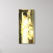 Portret van Miss Lloyd van Tissot,  portret Canvas Afdruk (Voorkant)