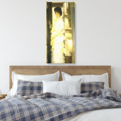 Portret van Miss Lloyd van Tissot,  portret Canvas Afdruk (Insitu (Slaapkamer))