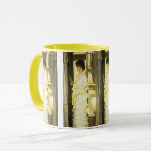 Portret van Miss Lloyd van Tissot,  portret Mok (Voorkant links)