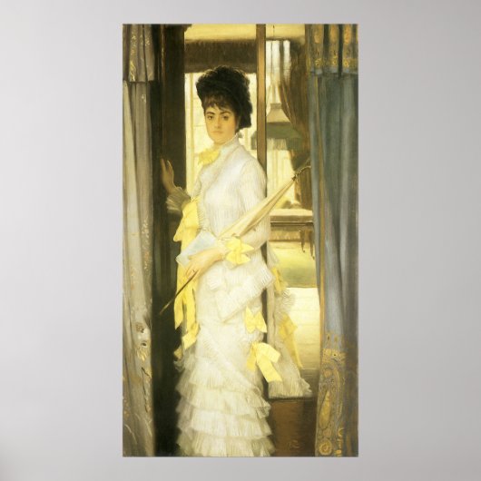 Portret van Miss Lloyd van Tissot,  portret Poster (Voorkant)