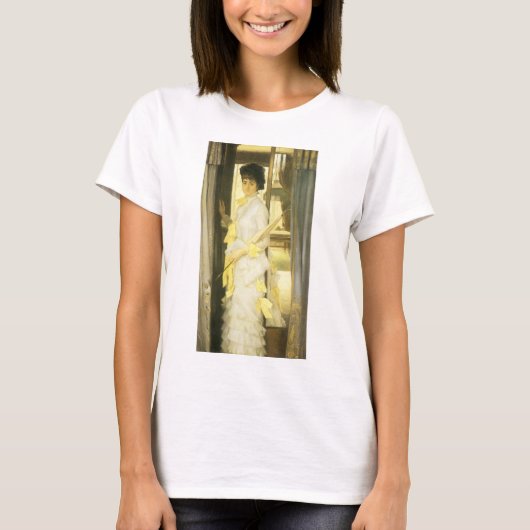 Portret van Miss Lloyd van Tissot,  portret T-shirt (Voorkant)