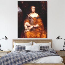 Portret van Miss Wharton (1660) Canvas Afdruk