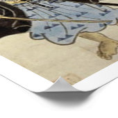 Portret van Miyamoto Musashi als jongen, Edo-perio Poster (Hoek)