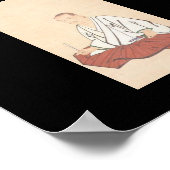 Portret van Miyamoto Musashi, Edo-periode Poster (Hoek)