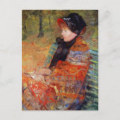 Portret van Mlle C. Lydia Cassatt door Mary Cassat Briefkaart (Voorkant)