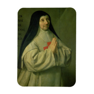 Portret van moeder Catherine-Agnes Arnauld (1593-1 Magneet