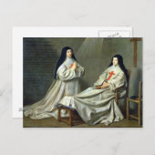 Portret van moeder Catherine-Agnes Briefkaart (Voorkant / Achterkant)