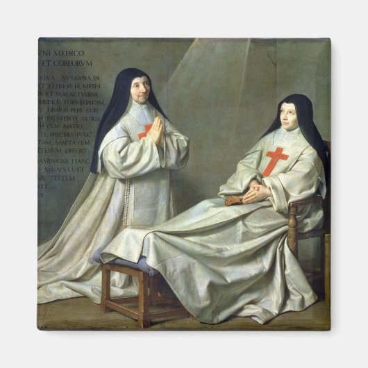 Portret van moeder Catherine-Agnes Magneet (Voorkant)