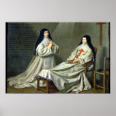 Portret van moeder Catherine-Agnes Poster (Voorkant)