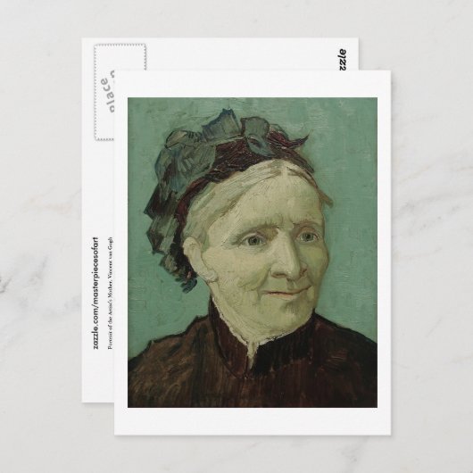 Portret van moeder Van Gogh Fine Art van kunstenaa Briefkaart (Voorkant / Achterkant)