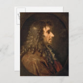 Portret van Moliere 1660 Briefkaart (Voorkant / Achterkant)