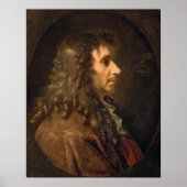 Portret van Moliere 1660 Poster (Voorkant)