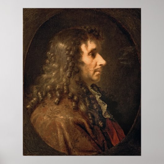 Portret van Moliere 1660 Poster (Voorkant)