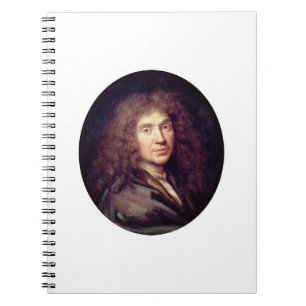 Portret van Molière door Pierre Mignard (c. 1658) Notitieboek