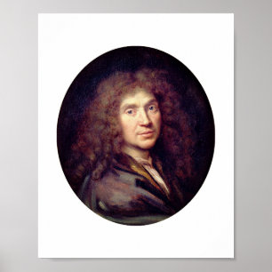 Portret van Molière door Pierre Mignard (c. 1658) Poster