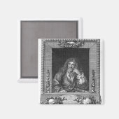 Portret van Moliere Magneet (Voorkant / Achterkant)