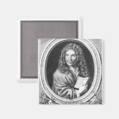 Portret van Moliere Magneet (Voorkant / Achterkant)