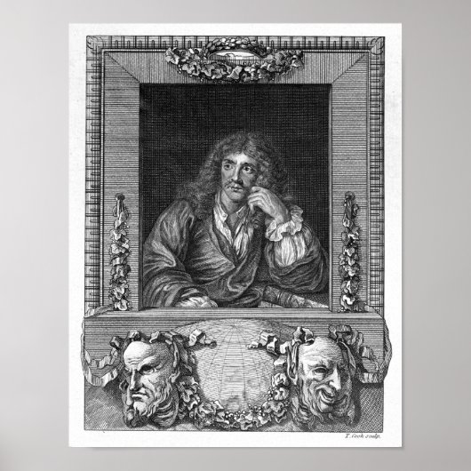 Portret van Moliere Poster (Voorkant)