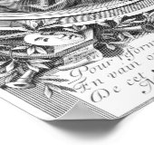 Portret van Moliere Poster (Hoek)