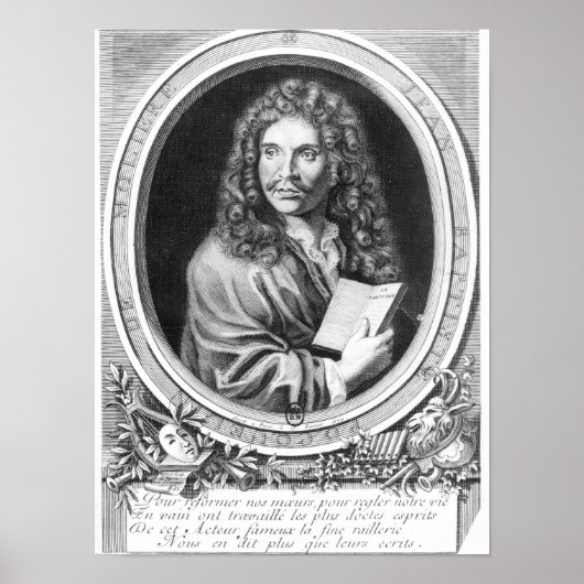 Portret van Moliere Poster (Voorkant)