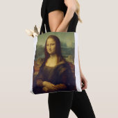 Portret van Mona Lisa del Giocondo door Leonardo d Tote Bag (Dichtbij)