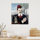 Portret van Monsieur X, Henri Rousseau Fine Art Poster (Keuken)