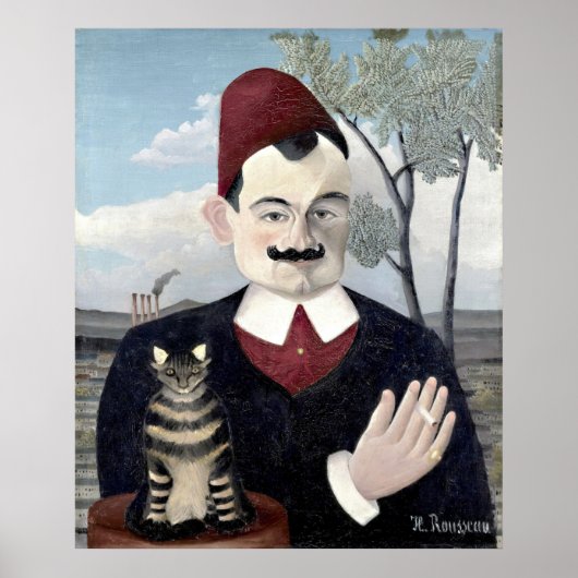 Portret van Monsieur X, Henri Rousseau Fine Art Poster (Voorkant)