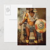 Portret van Montezuma II Briefkaart (Voorkant / Achterkant)