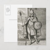 Portret van Montezuma II Briefkaart (Voorkant / Achterkant)