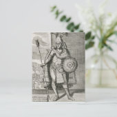 Portret van Montezuma II Briefkaart (Staand voorkant)