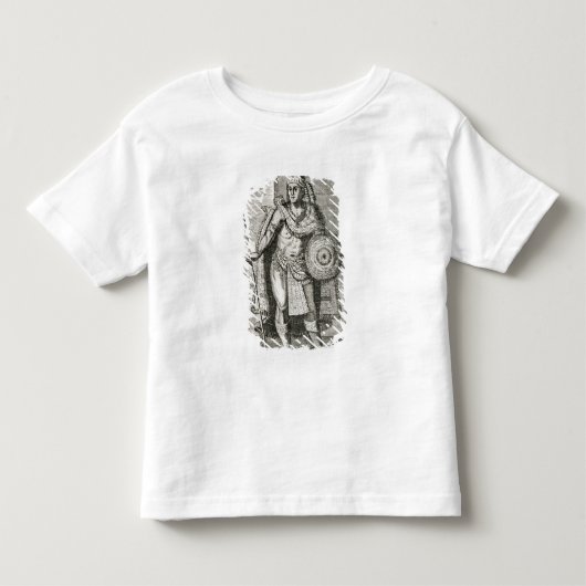 Portret van Montezuma II Kinder Shirts (Voorkant)