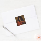 Portret van Montfleury Vierkante Sticker (Envelop)
