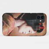 Portret van mooi digitaal schilderij van Geisha Case-Mate iPhone Case (Achterkant (horizontaal))