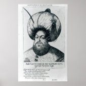 Portret van Murad III Poster (Voorkant)