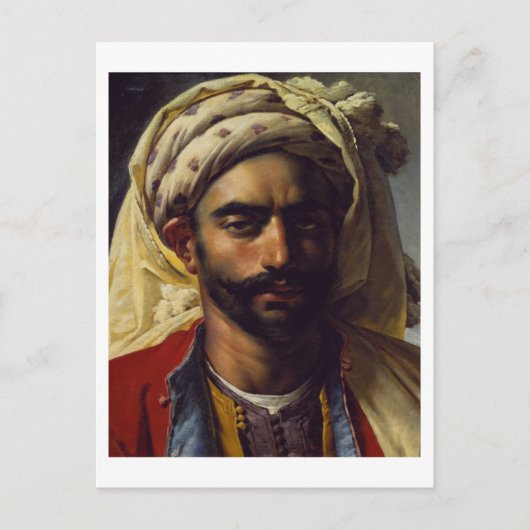 Portret van Mustapha Briefkaart (Voorkant)