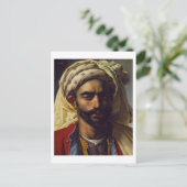 Portret van Mustapha Briefkaart (Staand voorkant)