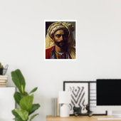 Portret van Mustapha Poster (Thuiskantoor)
