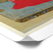 Portret van Nadir Shah Afshar van Perzië (1688-174 Poster (Hoek)