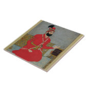 Portret van Nadir Shah Afshar van Perzië (1688-174 Tegeltje (Zijkant)