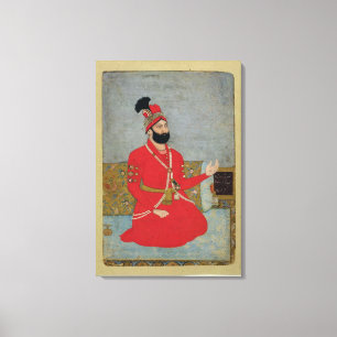 Portret van Nadir Shah Afshar van Perzië (1688-17 Canvas Afdruk